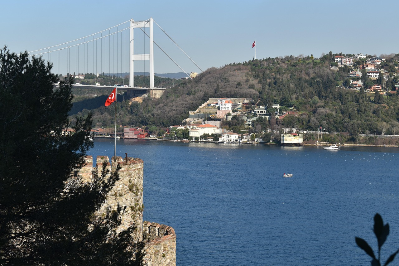 Forteresse de Rumeli Hisarı et pont du Bosphore.
